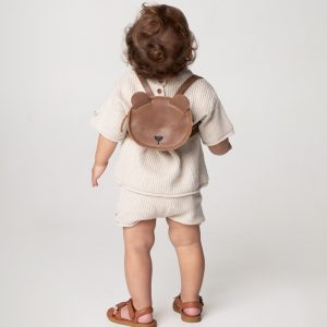 Donsje Amsterdam – Rucksack „Kapi Bear“, cognac