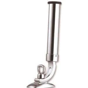 Angelrutenhalter aus verchromtem Messing 40 mm