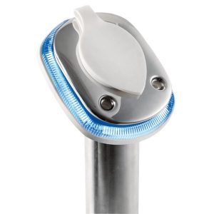 Sockel mit LED für Angelrutenhalter