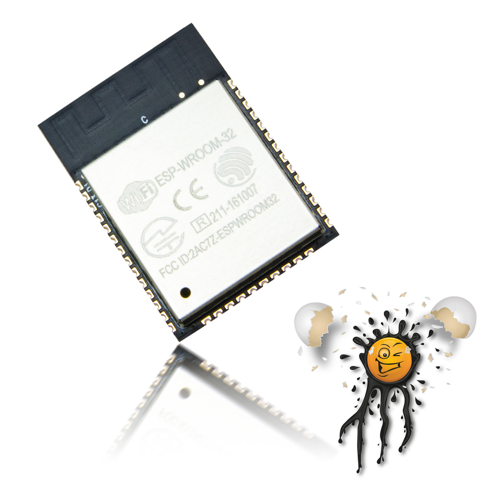 ESP32 WROOM Development Set 90×70 Dev. Board + Pins + Widerstände – Bild 4