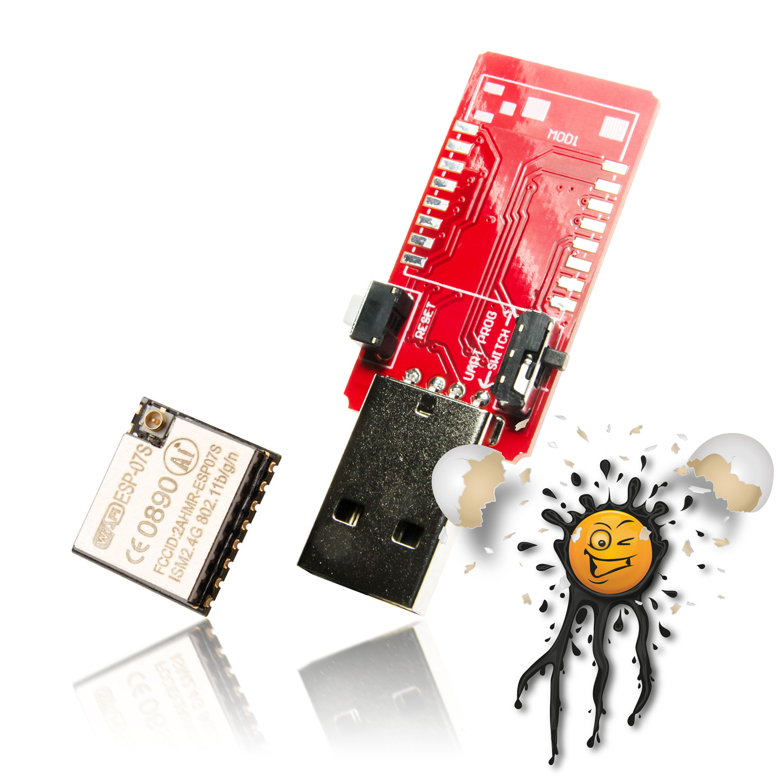 ESP8266 CH340 USB TTL Converter ESP-12 ESP-07 ESP-07S ESP-12S Board – Bild 4