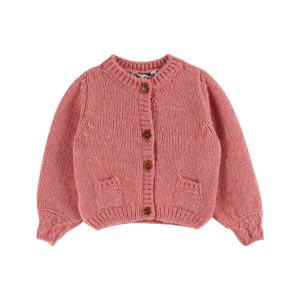 EMILE & IDA – Cardigan, ‚DOUDOU‘, rose, Merinowolle