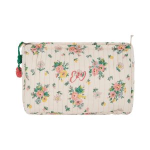 EMILE & IDA – Kulturbeutel ‚PRINTEMPS ROSE‘, flowers