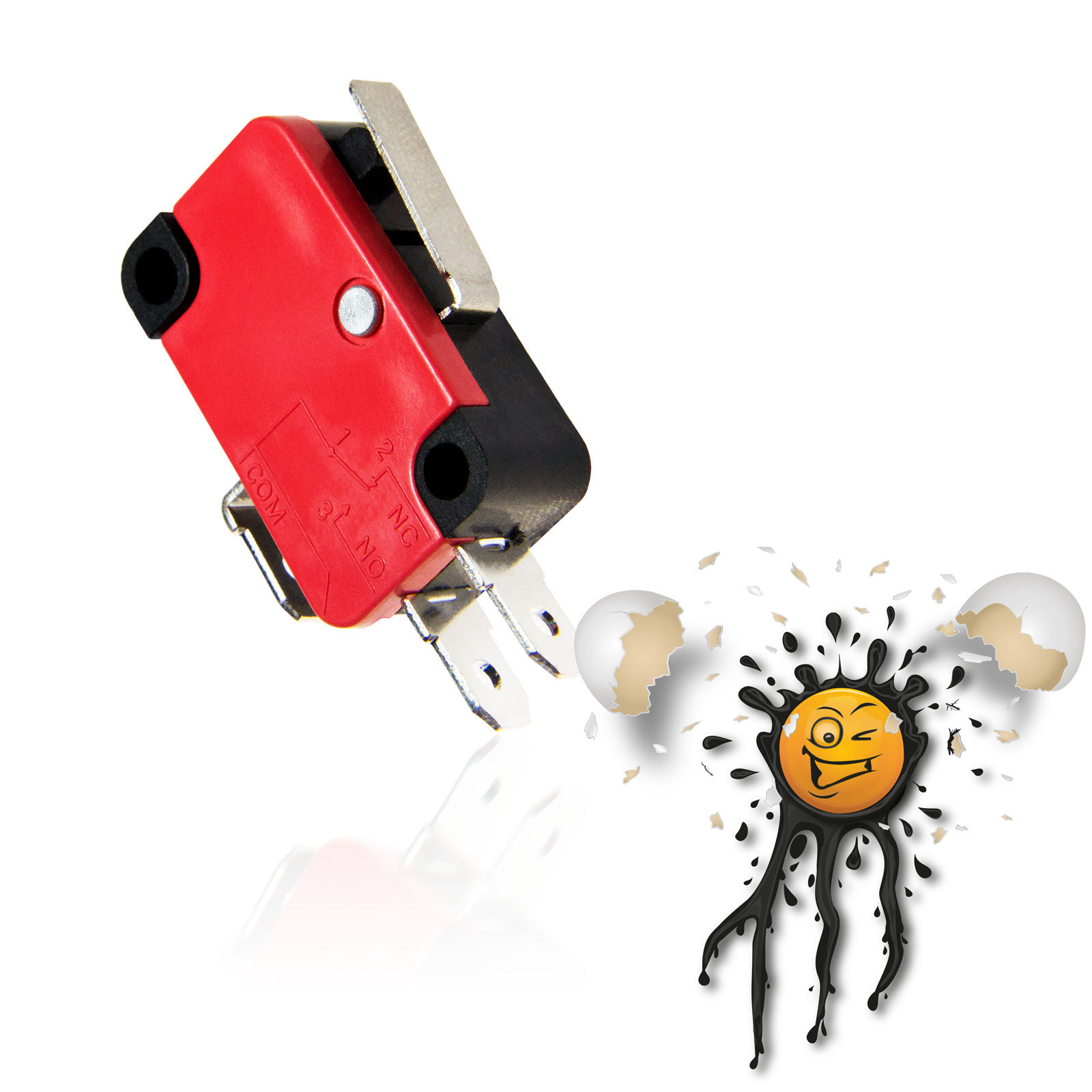 AC DC Endschalter mechanisch Endstop Microswitch V-151 1C25 15A 250V – Bild 2