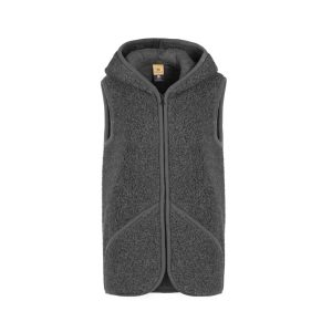 Alwero – Bodywarmer „Everest“ Adult, Biowolle, GRAPHITE, Unisex