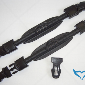 Flossenbänder Spring Straps Edelstahl Schnallen S L 310 350 mm INOX Flossen Neu