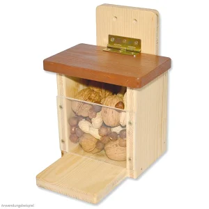 Futterhaus für Eichhörnchen Klappdeckel Werkset Kinder Bausatz ab 11 Jahren