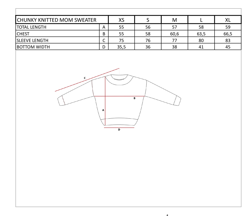 YUKI – Chunky Knit Women, NAVY, Bio Baumwolle – Bild 3