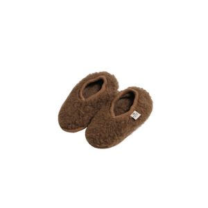 Alwero – Hausschuhe, Ballerina Junior, BARK, Biowolle