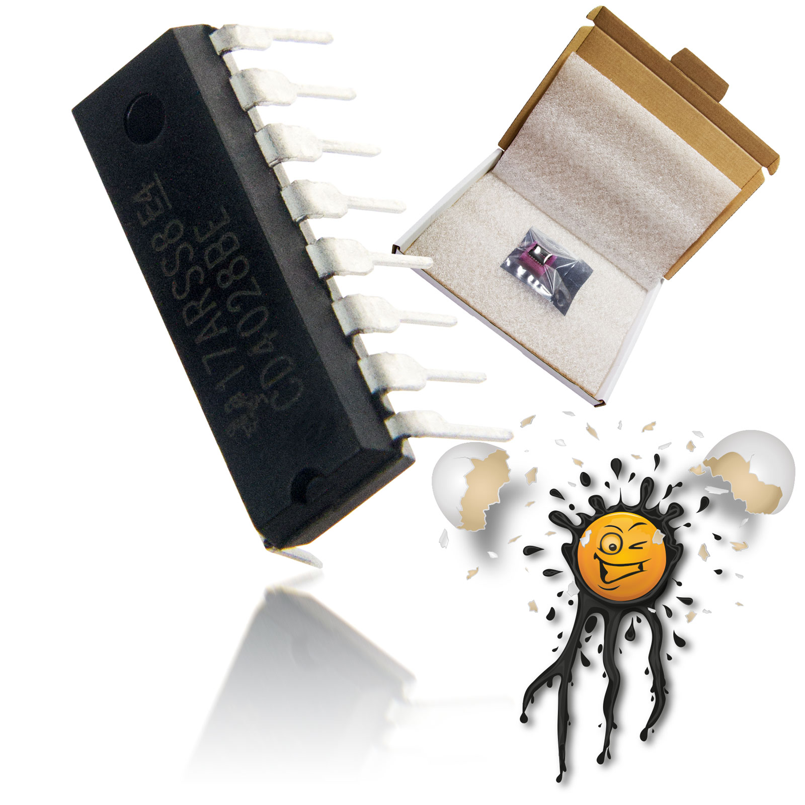 2 Stück / pcs. CD4028BE IC