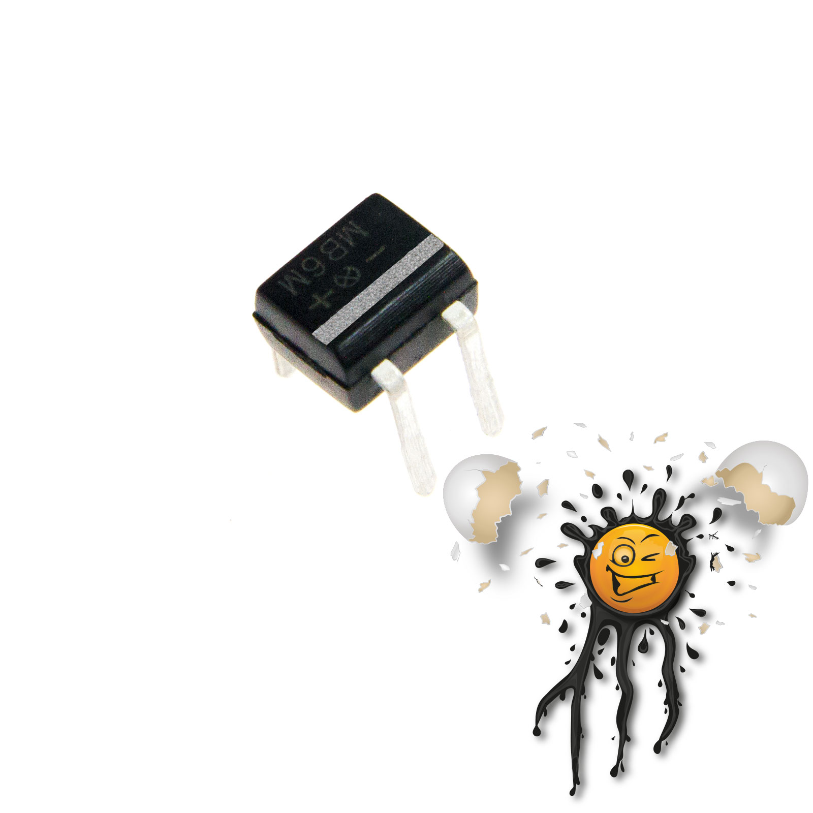 5 Stk. pcs. MB6M DIP4 IC – Bild 4