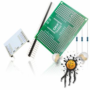 ESP8266 Entwickler Development Platine I/O Adapter Set Resistor Pinleiste