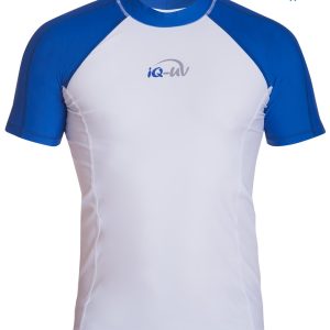 iQ UV 300 Shirt Slim Fit Men Herren M L XL XXL 3XL blue-white blau weiss Schutz