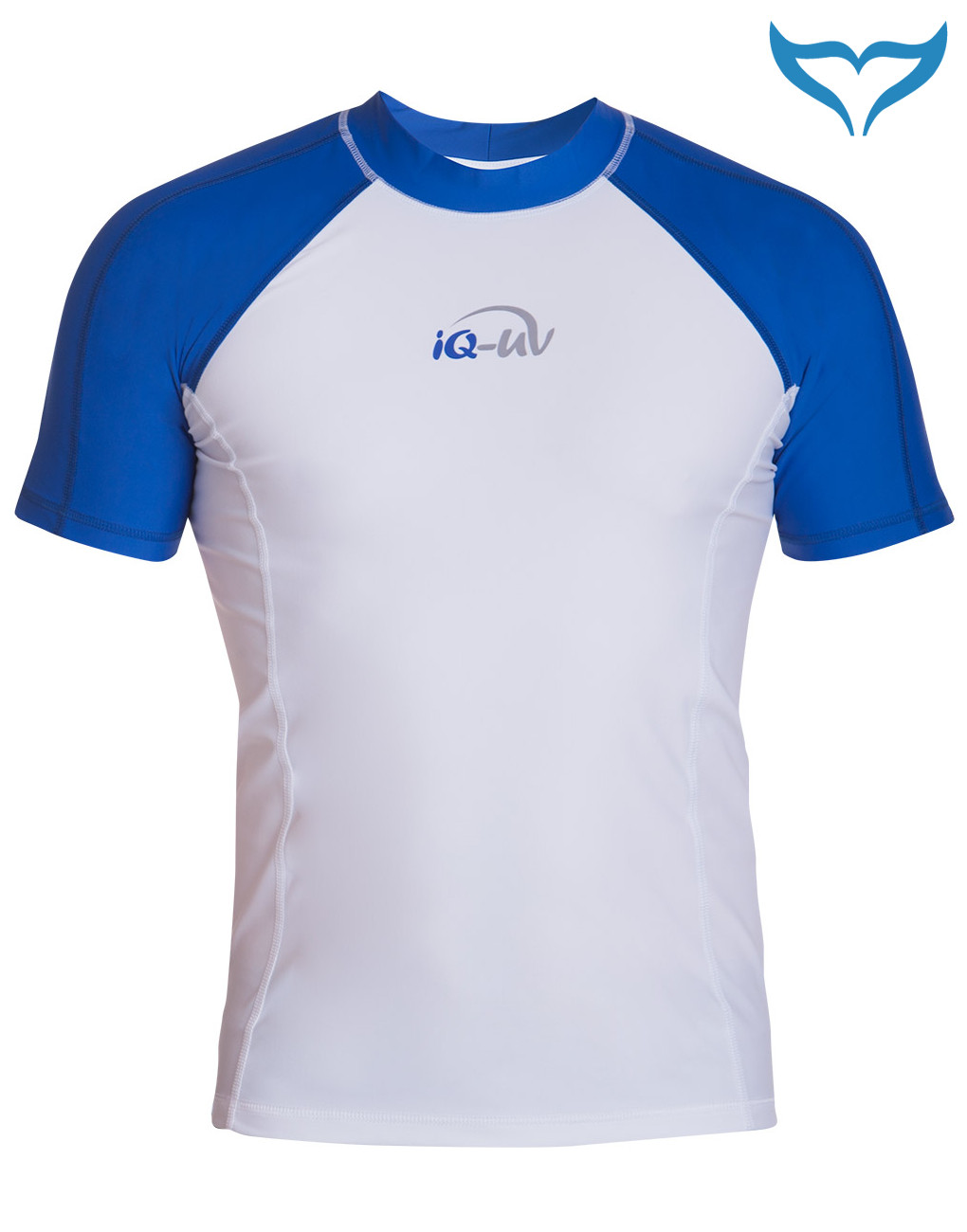 iQ UV 300 Shirt Slim Fit Men Herren M L XL XXL 3XL blue-white blau weiss Schutz – Bild 2