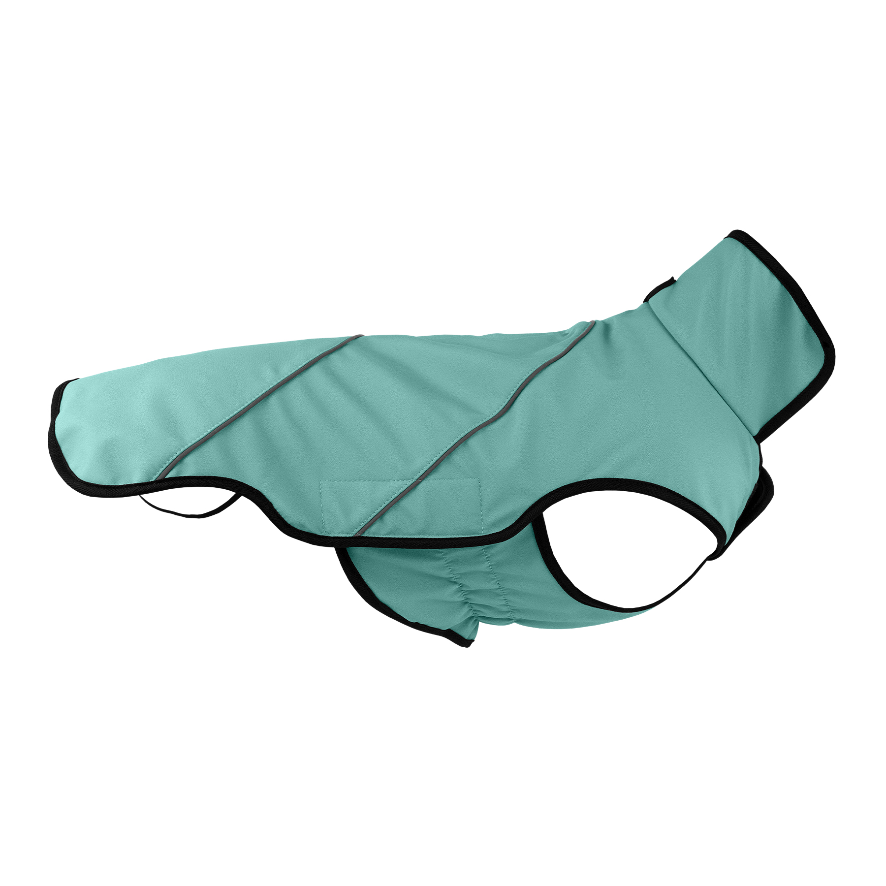 Softshell-Jacke Milan, atmungsaktiv, wind- und wasserabweisend, Zweiwege-Reißverschluß, Klettverschluss, Kopföffnung (Winter Lake, Magnolia Blossom), im Laden -50% – Bild 5