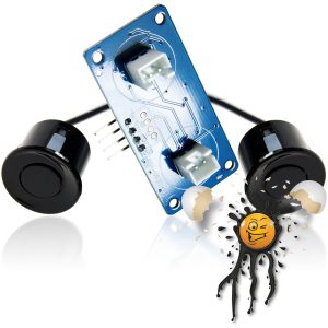 JSN-SR20 Ver.3 2 Kanal Ultraschall kurze Distanz- extern Sensor Set 2-500cm