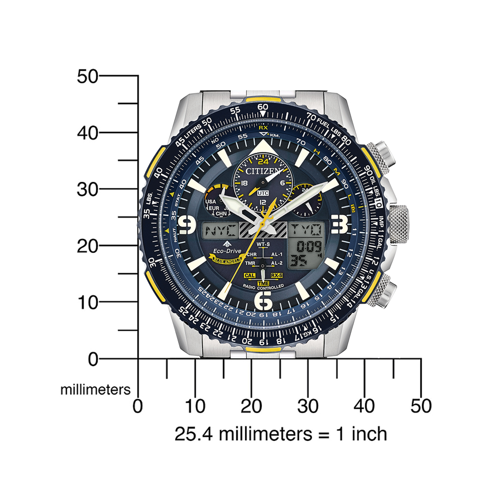 Citizen Promaster Skyhawk JY8078-52L Blue Angels Eco-Drive Funk 20 bar Chrono N – Bild 5