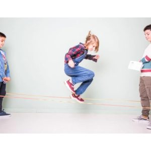 Me&Mine –  Gummitwist „Jumping Bands“, NEONGELB