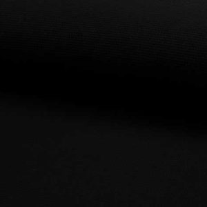 Waffeljersey, Jersey mit kleinem Waffelmuster – Schwarz