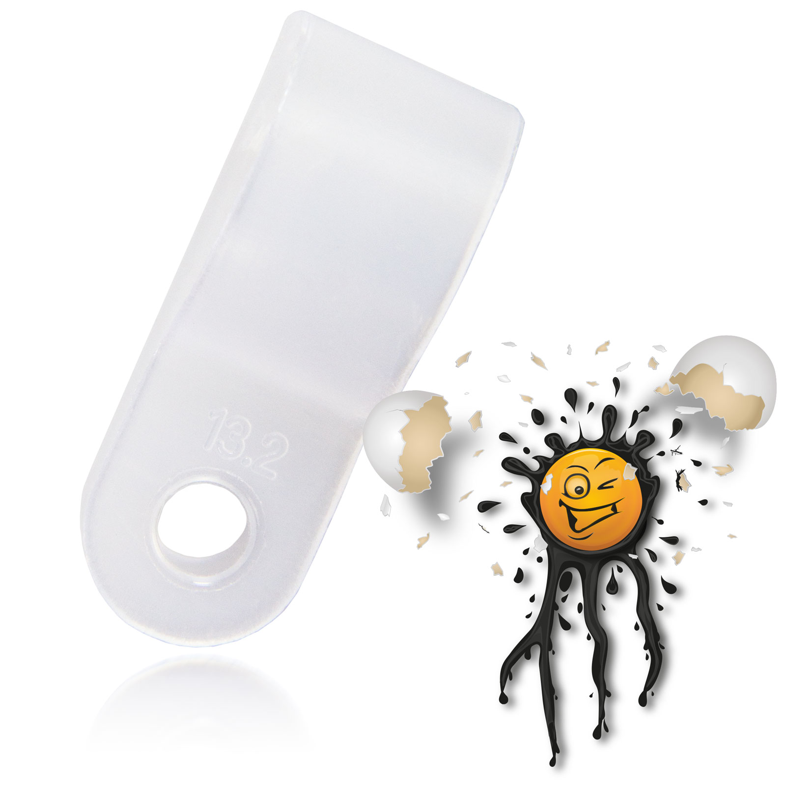 10 x Nylon R Clip Kabelklemme ø 3.3 5.3 6.4 8.4 10.4 13.2 mm Kabelfixierung – Bild 8