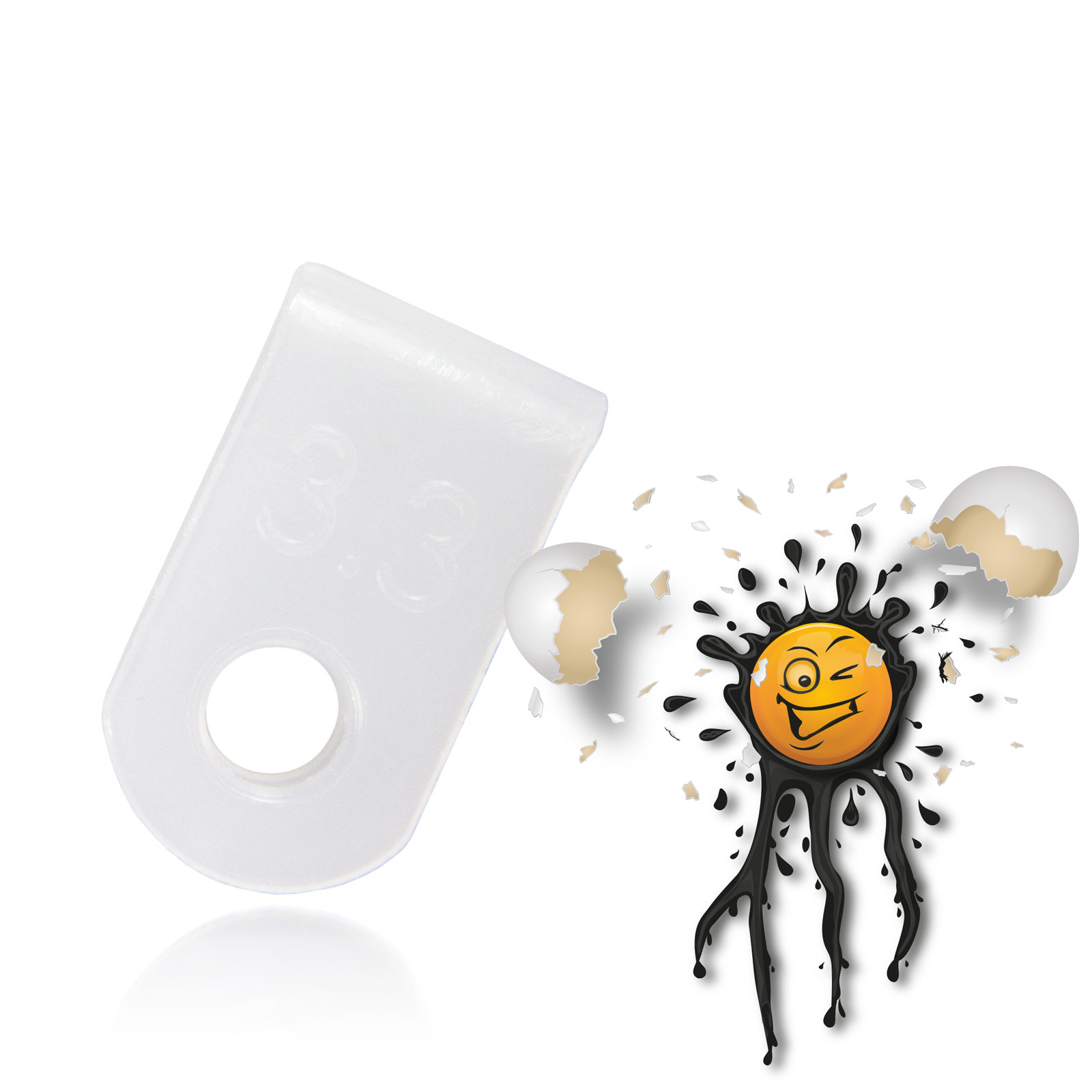 10 x Nylon R Clip Kabelklemme ø 3.3 5.3 6.4 8.4 10.4 13.2 mm Kabelfixierung – Bild 3