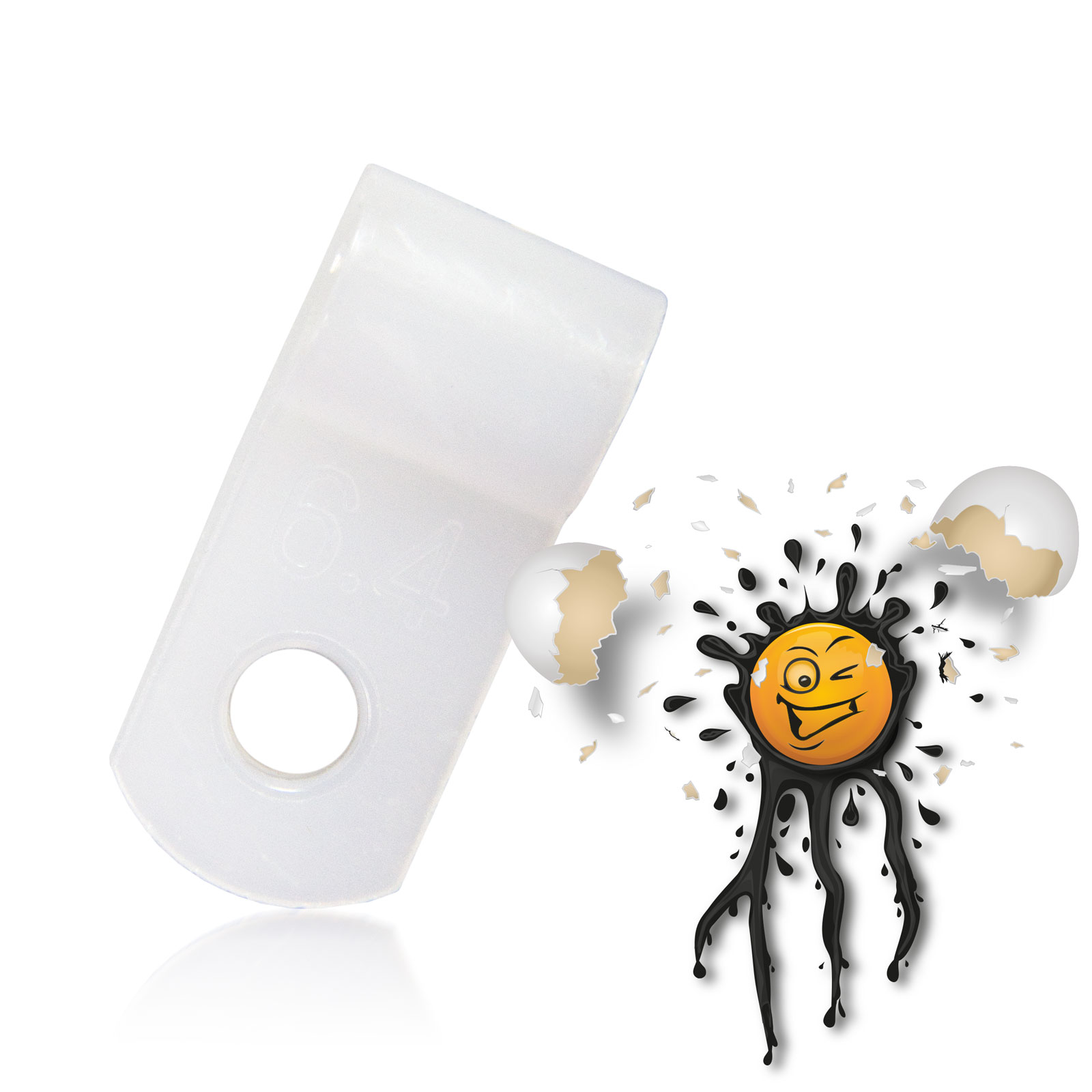 10 x Nylon R Clip Kabelklemme ø 3.3 5.3 6.4 8.4 10.4 13.2 mm Kabelfixierung – Bild 5