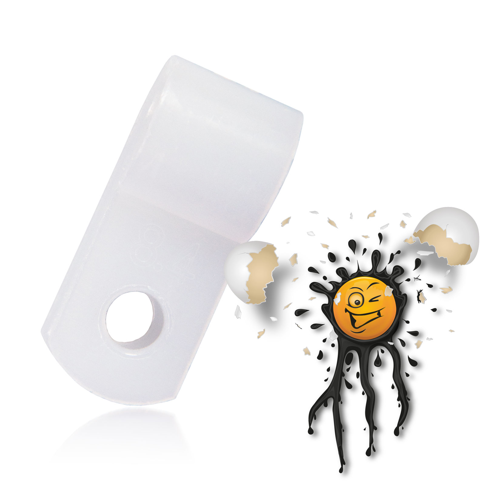 10 x Nylon R Clip Kabelklemme ø 3.3 5.3 6.4 8.4 10.4 13.2 mm Kabelfixierung – Bild 6