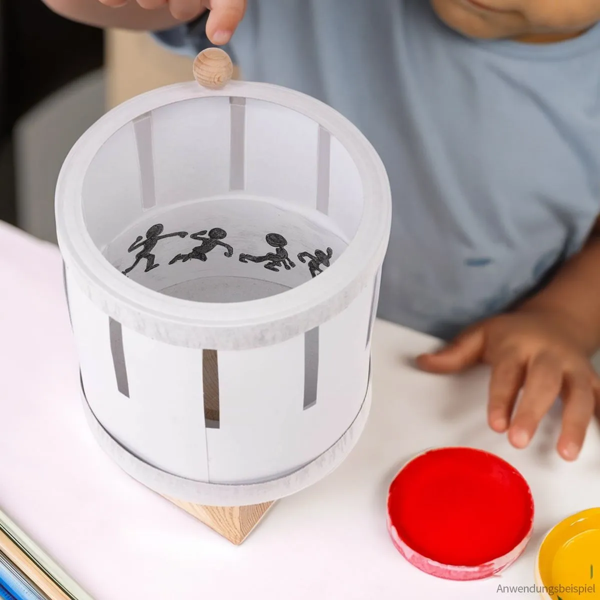 Kartonbausatz Drehkino Bastelset – Bild 7