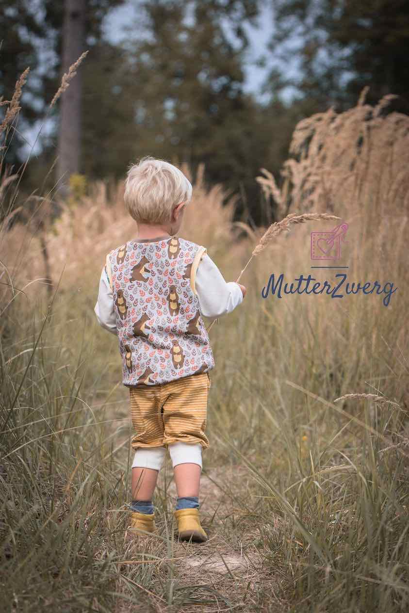 Jersey, unregelmäßige Streifen in Mauve / Weiß – Bild 6