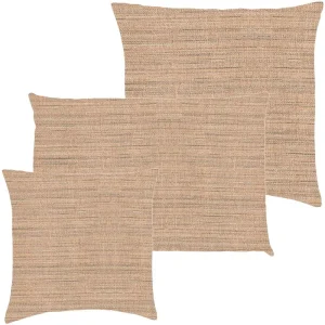 Kissenbezüge Kissenhüllen Heimtextilien meliert gewebt 1 Stk altrosa 3 Größen