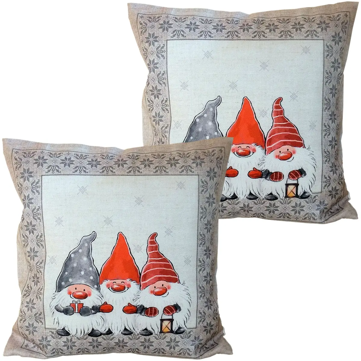 Kissenhüllen winterlich bedruckt – Bild 4