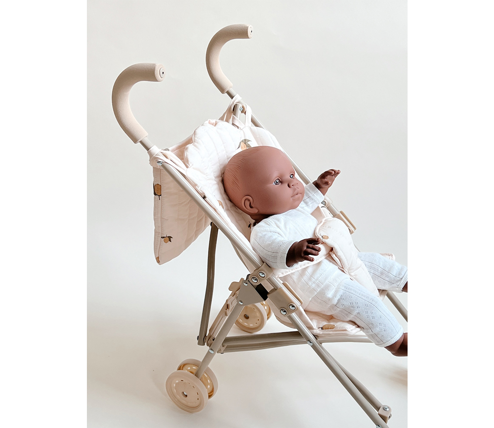Konges Sløjd – Puppenwagen „Doll Stroller“, Lemon – Bild 3