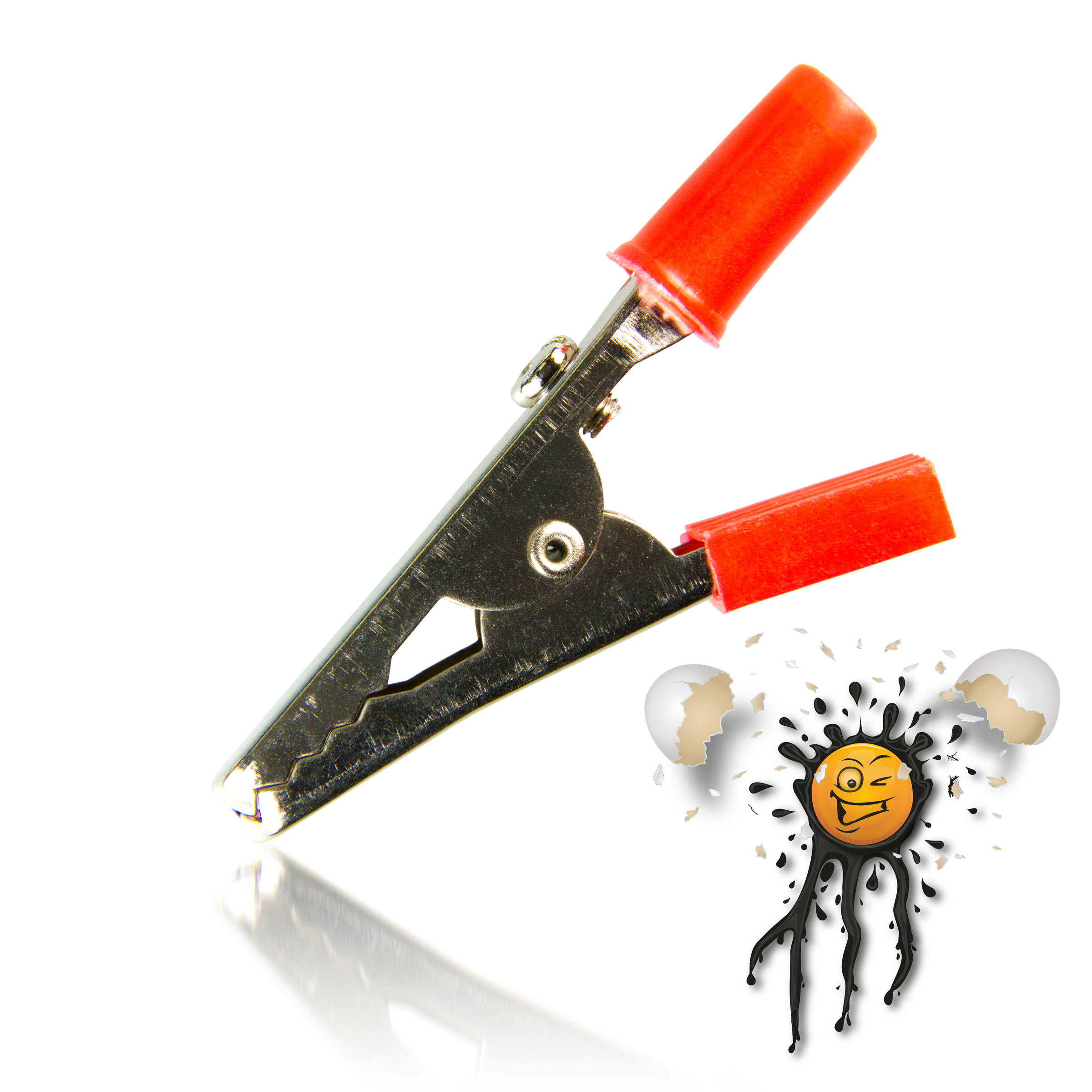 5 x 52mm isolierte Krokodilklemme mit PVC Griff – Bild 3