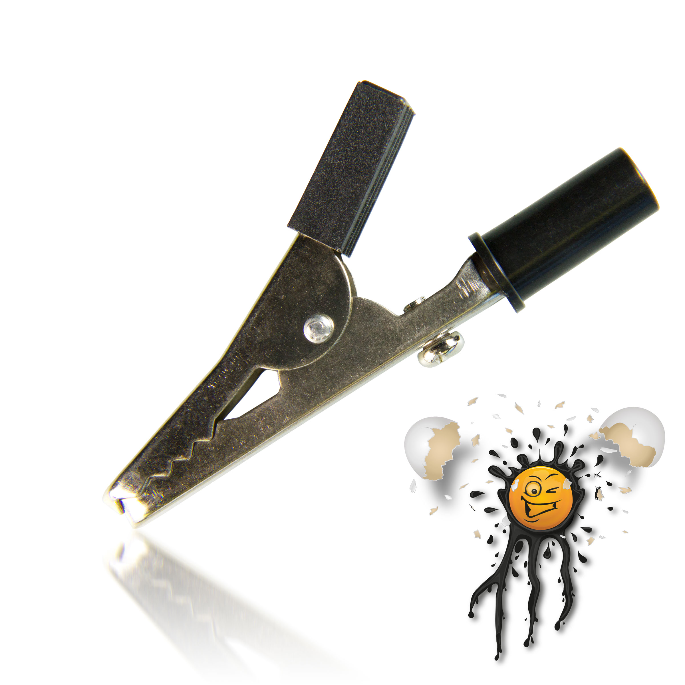 5 x 52mm isolierte Krokodilklemme mit PVC Griff – Bild 4