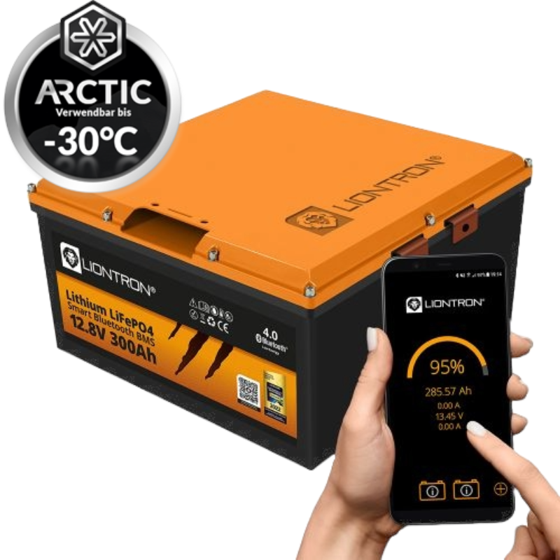LIONTRON LiFePO4 12,8V 300Ah Arctic Wohnmobil-Untersitz-Batterie LX Smart BMS mit Bluetooth – Bild 2
