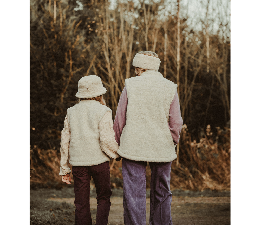 Alwero – Bodywarmer WALKES Junior, Biowolle, light grey – Bild 5