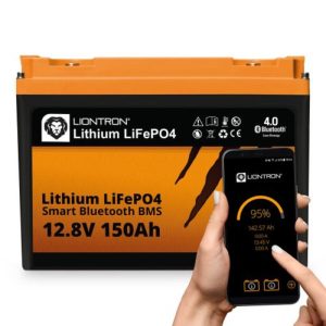 Liontron LifeP04 12,8 V 150Ah LXArctic Smart BMS mit Bluetooth Marine IP67