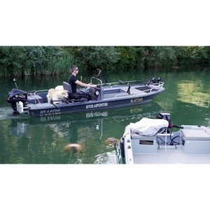 Mietboot Nr. 54 HY Fish 5.0 mit 15 PS Motor & Steuerstand & Bugmotor