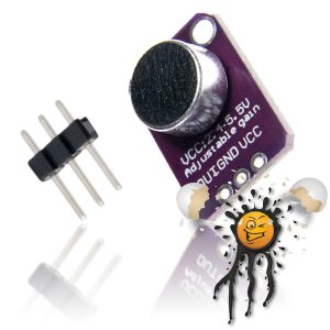 MAX4466 Geräusch- Sound- Mikrofon- Sensor Modul 2,4-5,5V