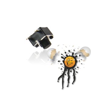 5 Stück Arduino DIY Mini Taster Micro Button Switch 90 Grad 3-polig 4,5 x 4,5 mm x 4,5 mm