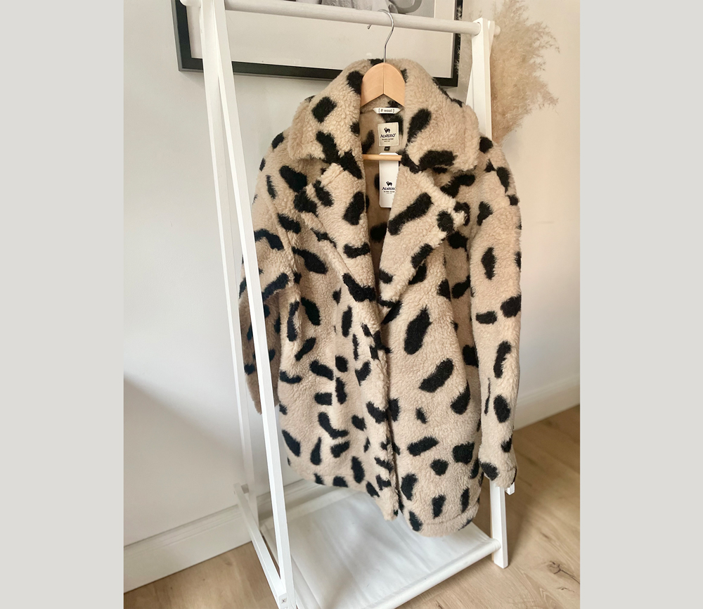 Alwero – Manteljacke Woman „MOODS“, Biowolle, Leo/Gepard – Bild 2