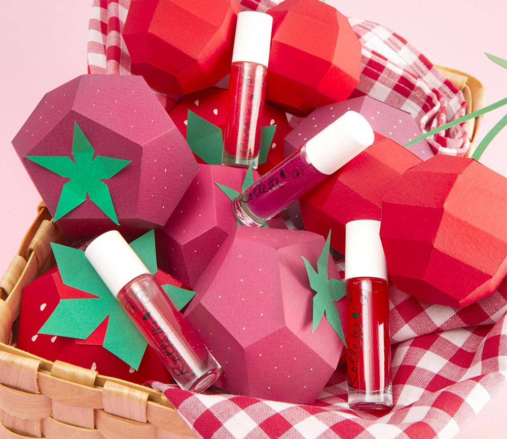 Nailmatic – Lipgloss, Strawberry, vegan – Bild 3