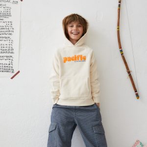 The New Society – Sweater „Newbury Kangaroo“, Ecru