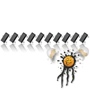 10 x BC848B NPN Bipolartransistor BJT SOT23 30V