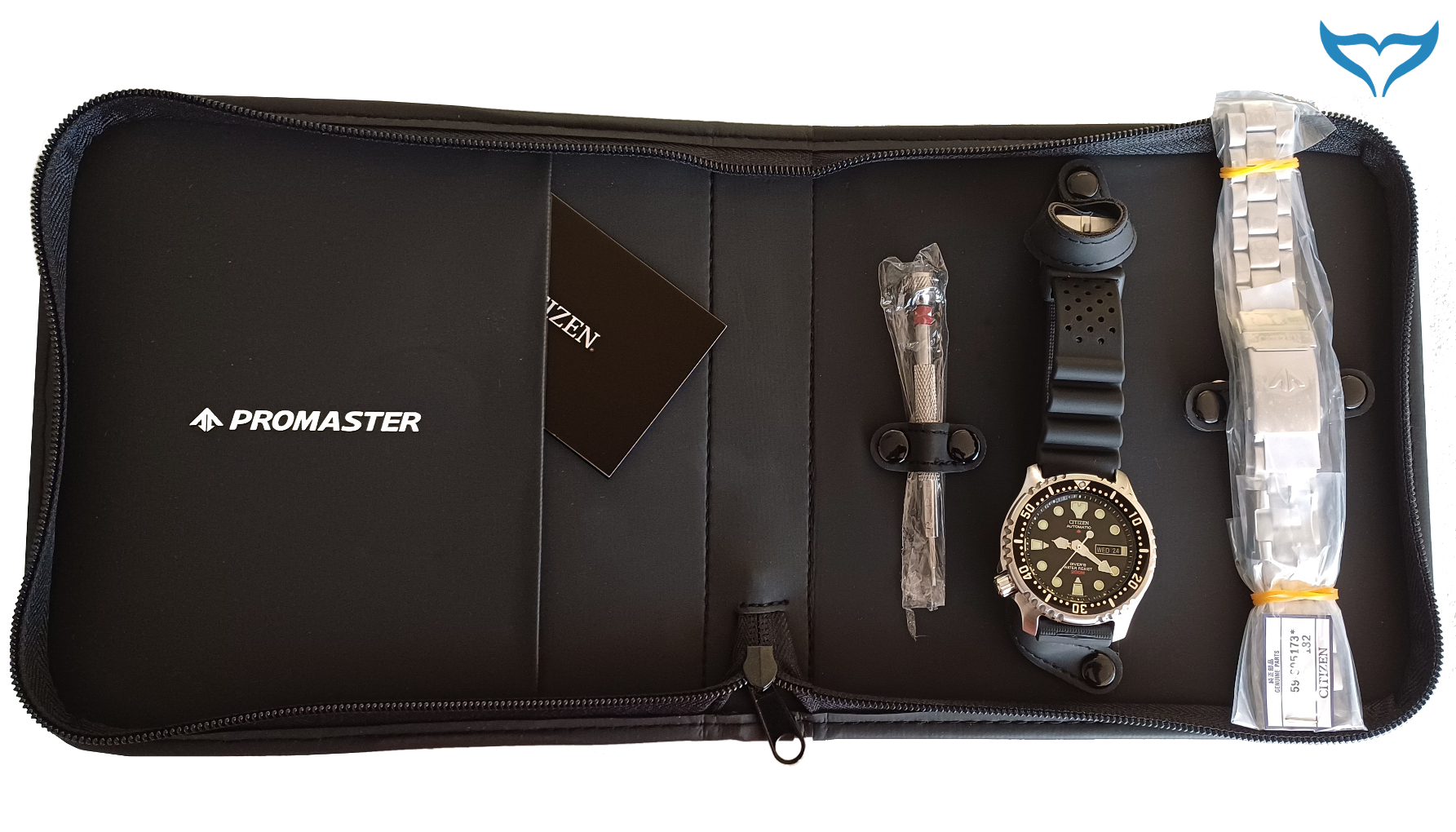 Citizen Promaster Marine TaucherUhr NY0040-09EEM 20bar schwarz Set Uhr NY0040 Ne – Bild 2