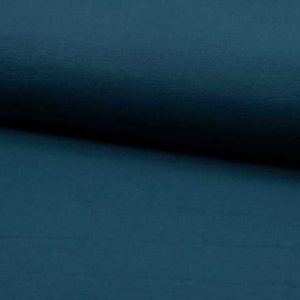 Baumwolljersey, unifarben Petrol – Organic Cotton
