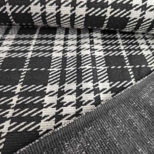 Jersey, Ottoman, große Musterung Glencheck Karo