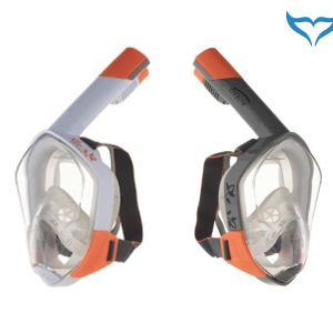 Oxbow VISIO’n’AIR ® Panoramamaske 3 Generation Schnorchelmaske weiß anthrazit Ne
