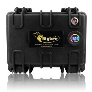 Rigbee Powerbank mit LiFePo4 Akku 12V 17,5Ah für Echolote
