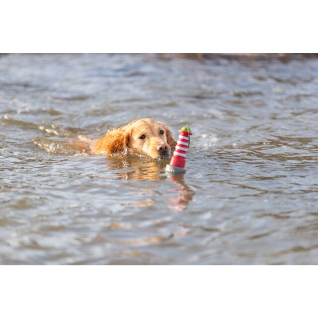 Aqua Toy Leuchtturm am Seil, TPR, gut sicht- und greifbar, 20cm, 26cm – Bild 4